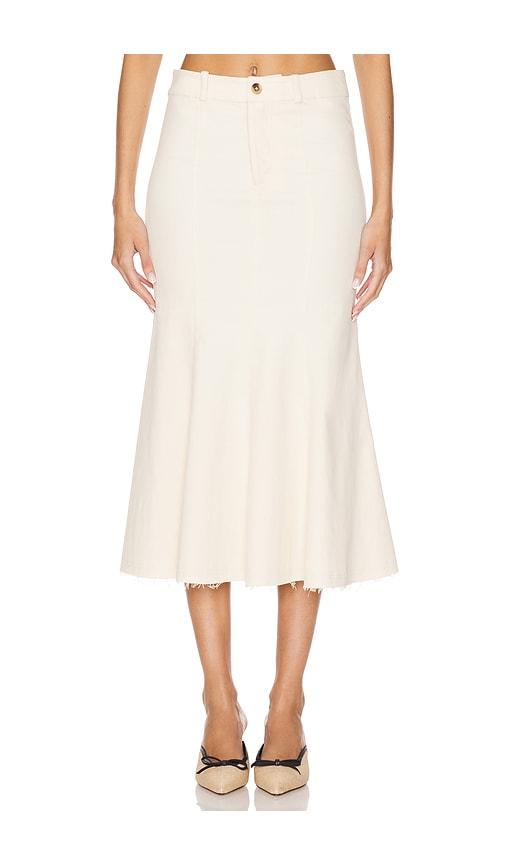 lpa freya skirt in cream.