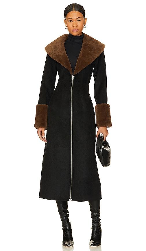 lpa giovanna coat in black.
