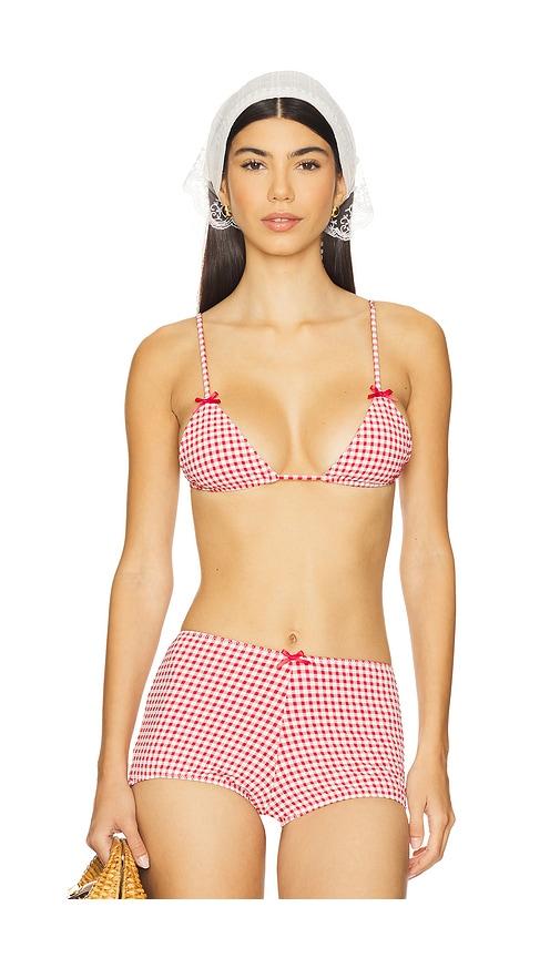 lpa lilah top in red.