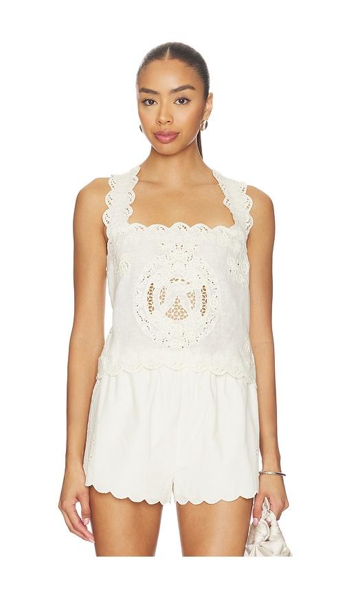 lpa ophelia top in ivory.