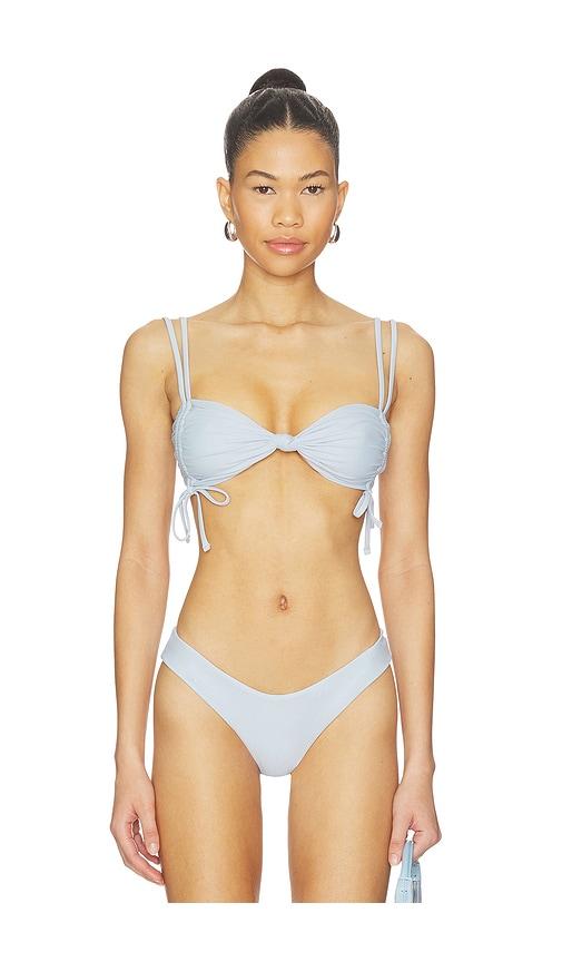 lpa tia top in baby blue.