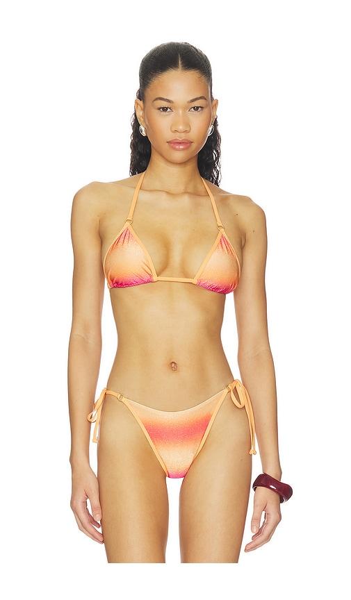 lspace banning bikini top in orange.