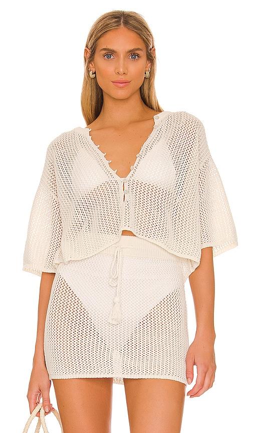 lspace coast is clear top in cream.