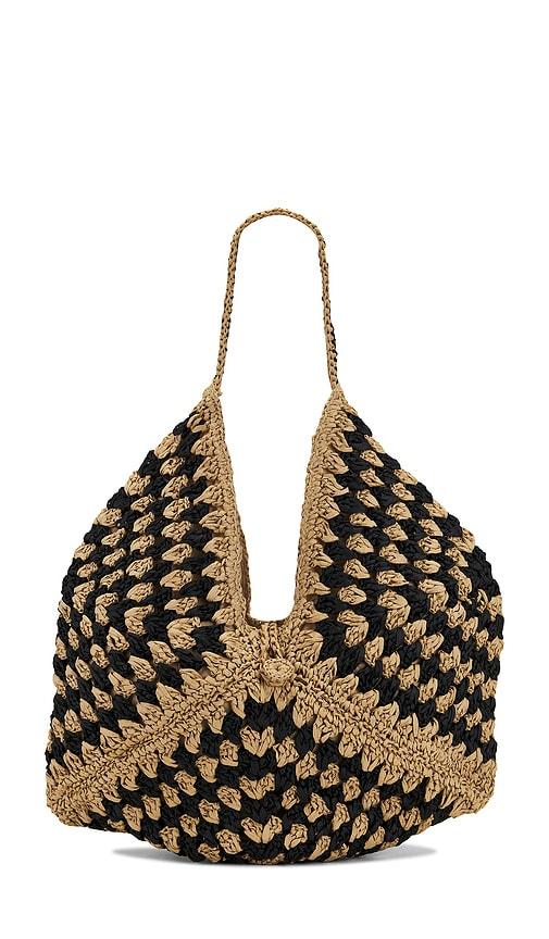 lspace coastline beach bag in tan.