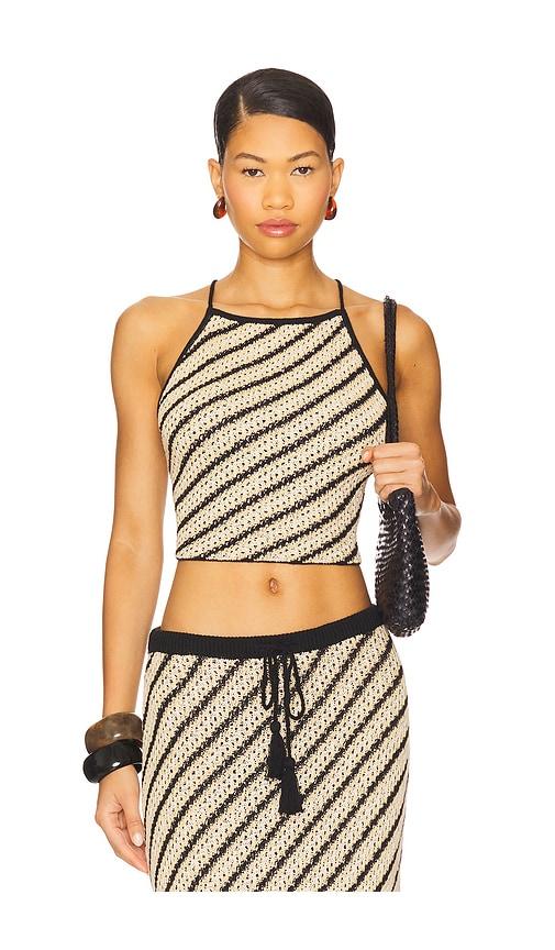 lspace la bianca top in beige.
