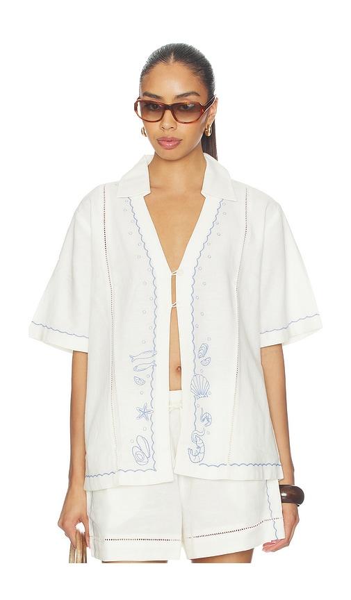 lspace la mer shirt in cream.