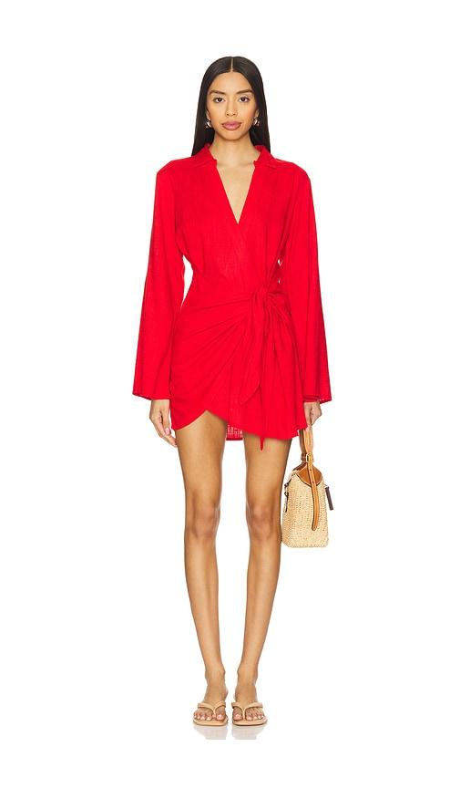 lspace las palmas dress in red.