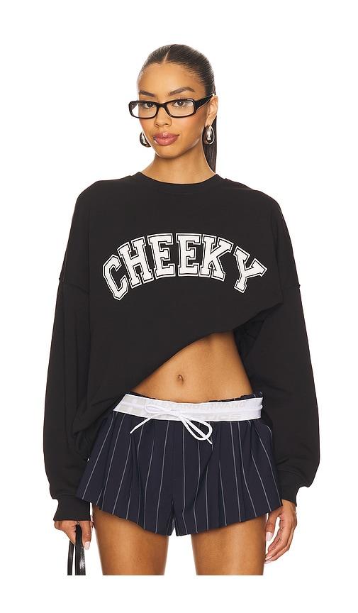 lspace legend sweatshirt in black.