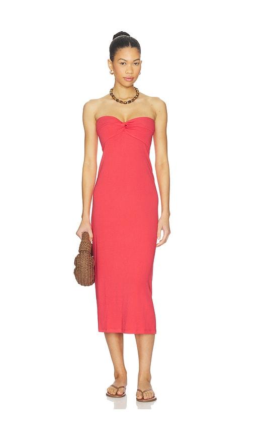 lspace lisette dress in red.