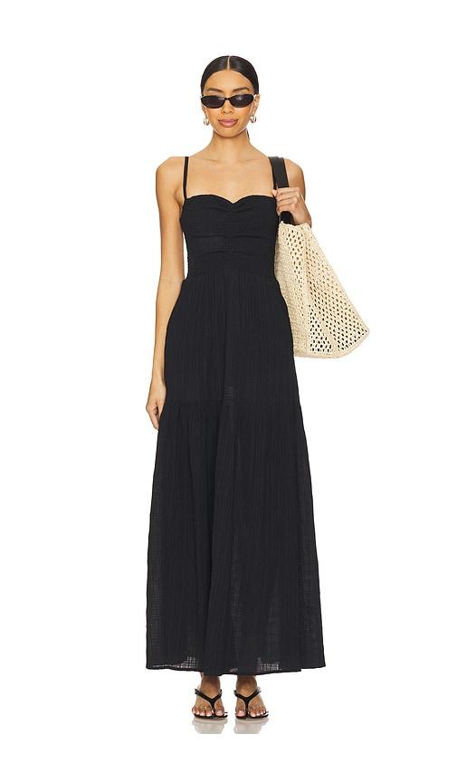 lspace mallorca dress in black.