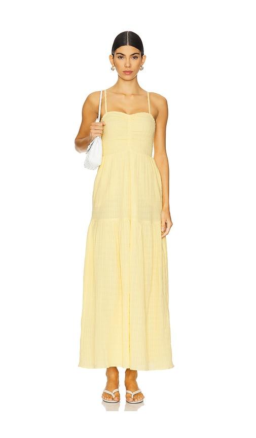 lspace mallorca dress in lemon.