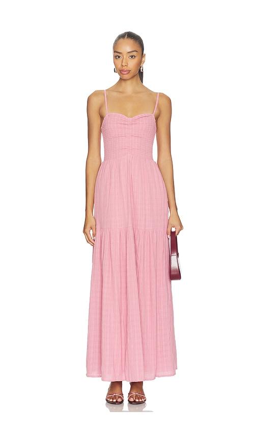 lspace mallorca dress in pink.