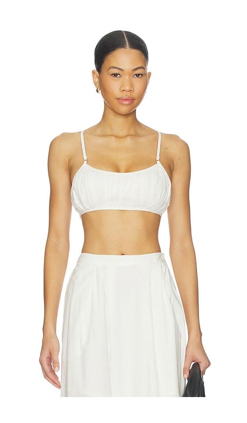 lspace manon top in white.