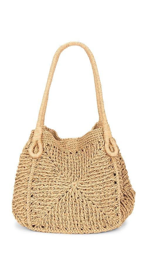lspace paloma beach tote in tan.
