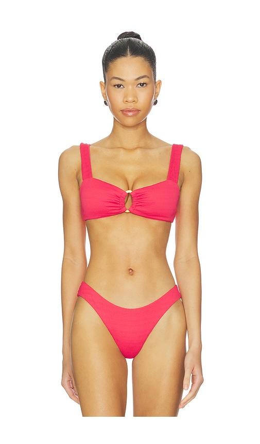 lspace pucker willow top in blush.