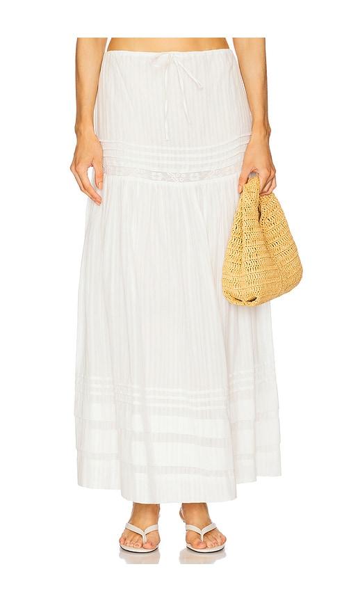 lspace reia skirt in white.