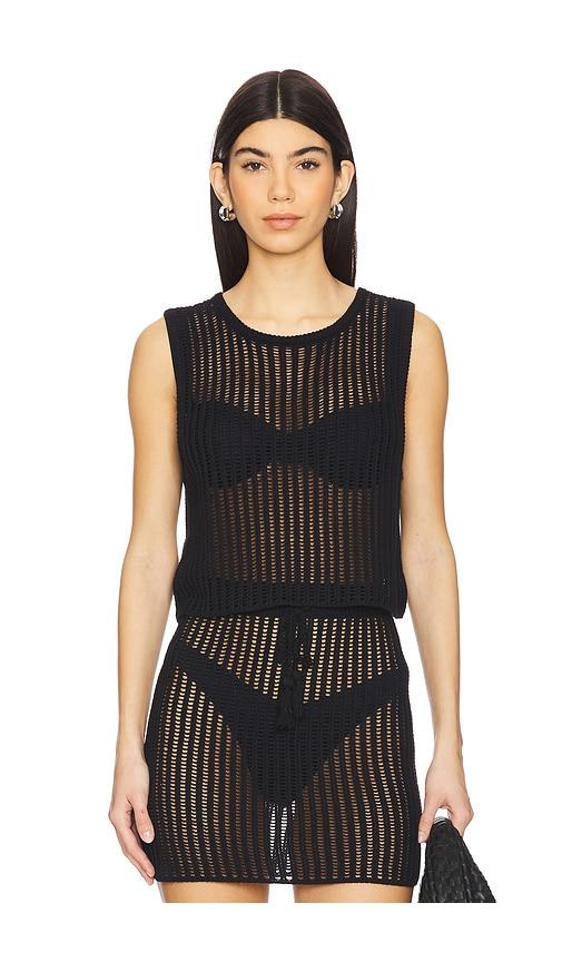 lspace sander top in black.