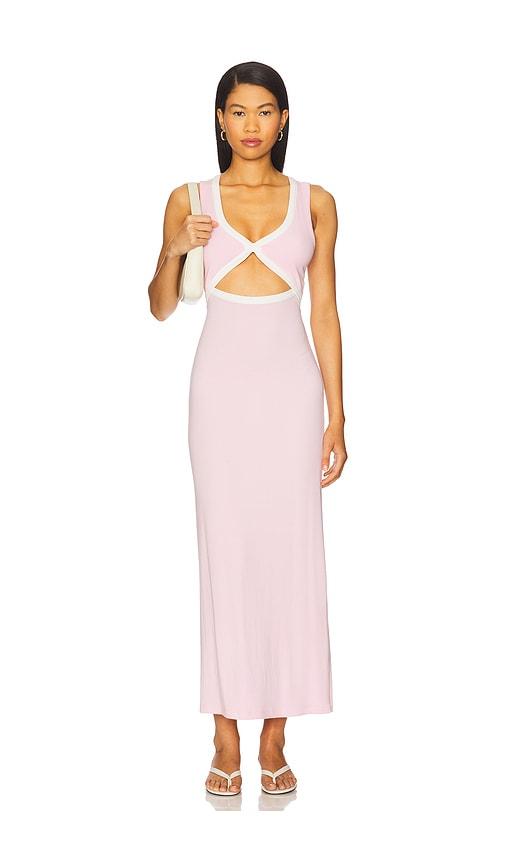 lspace steph dress in blush.