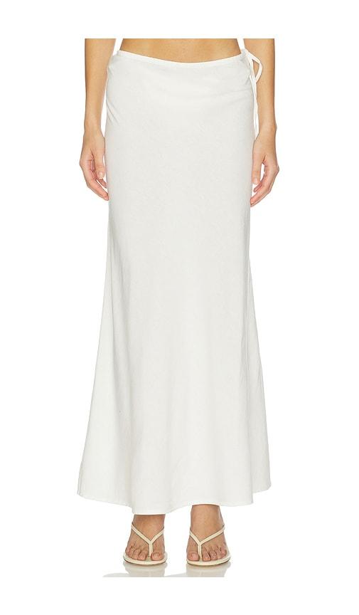 lspace stop and stare skirt in cream.