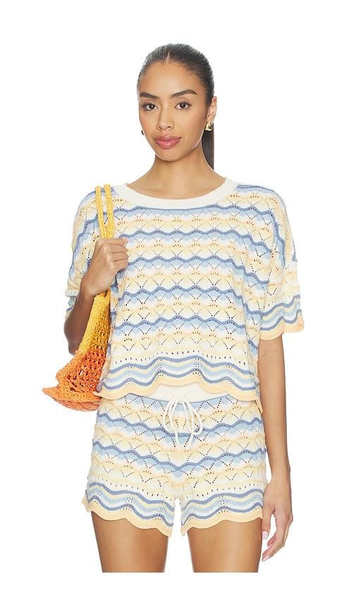 lspace sunchaser top in blue,lemon.