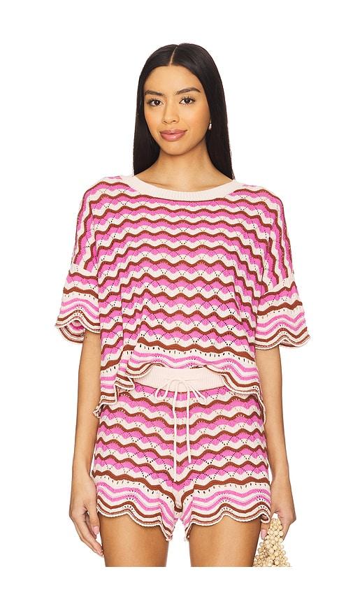 lspace sunchaser top in pink.