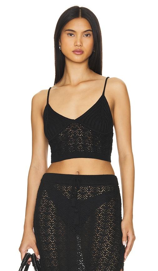 lspace sweet talk top in black.