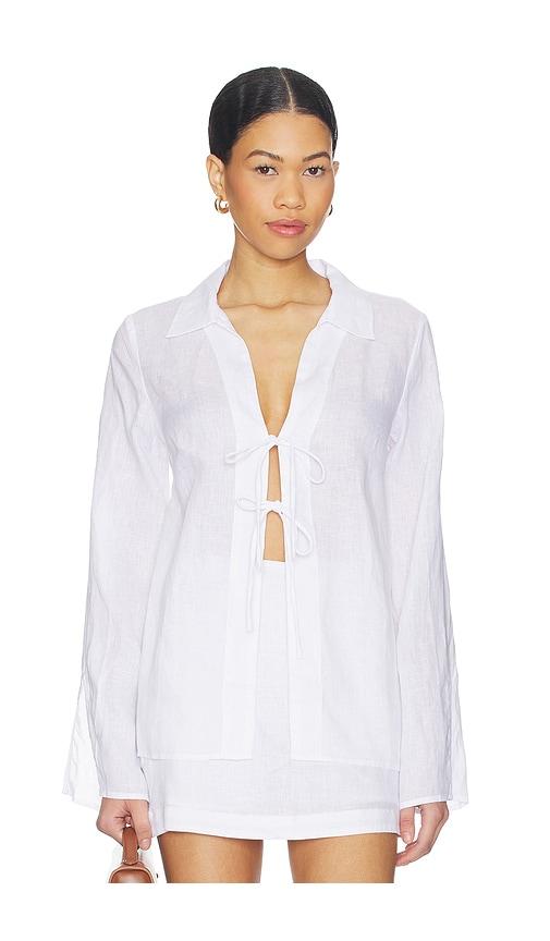 lspace venice shirt in white.