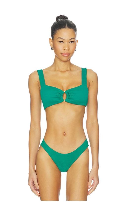 lspace willow top in dark green.