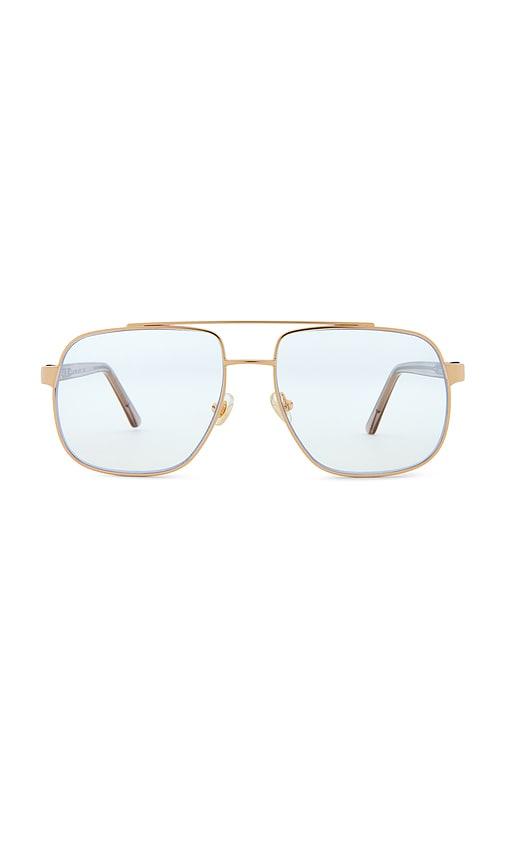 lu goldie amelia blue light glasses in neutral.
