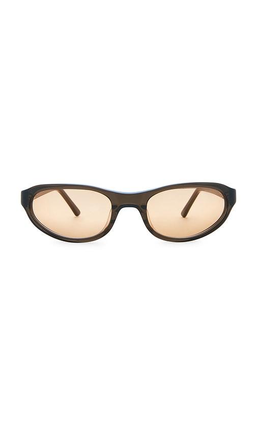 lu goldie naomi sunglasses in brown.