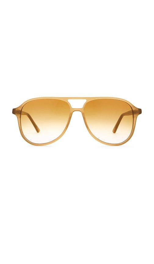 lu goldie scout sunglasses in tan.