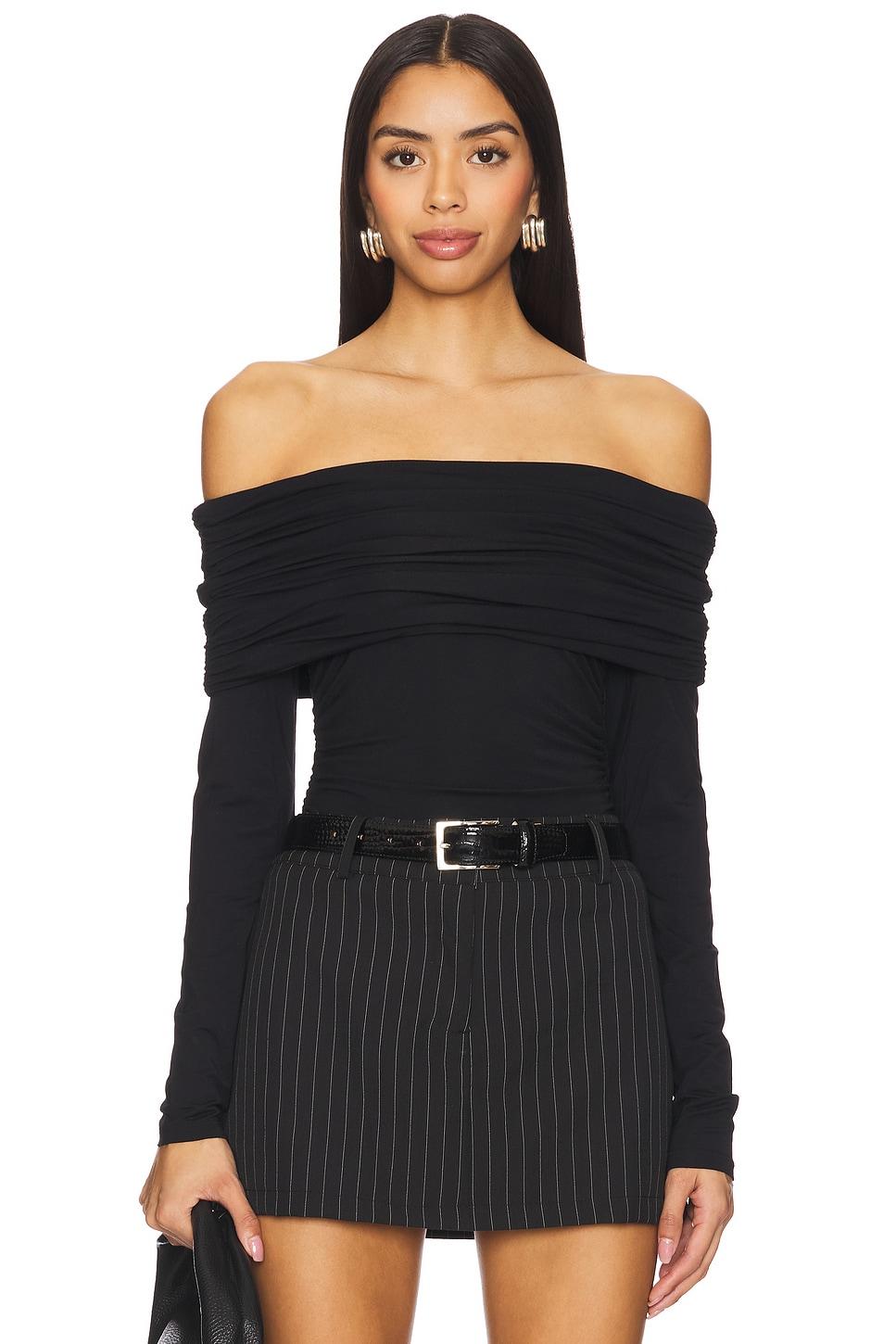 luca off shoulder long sleeve