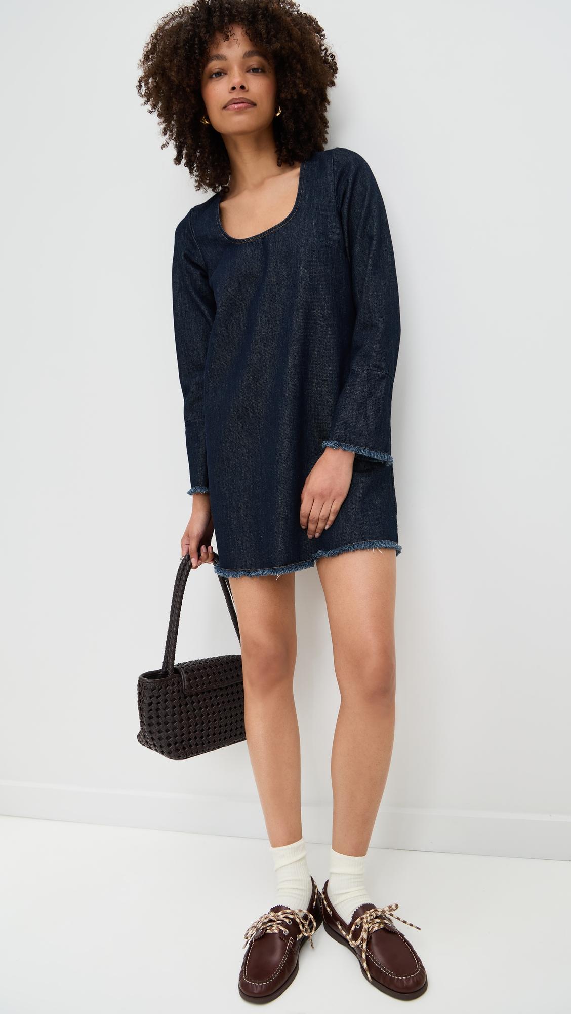 lucas denim mini dress