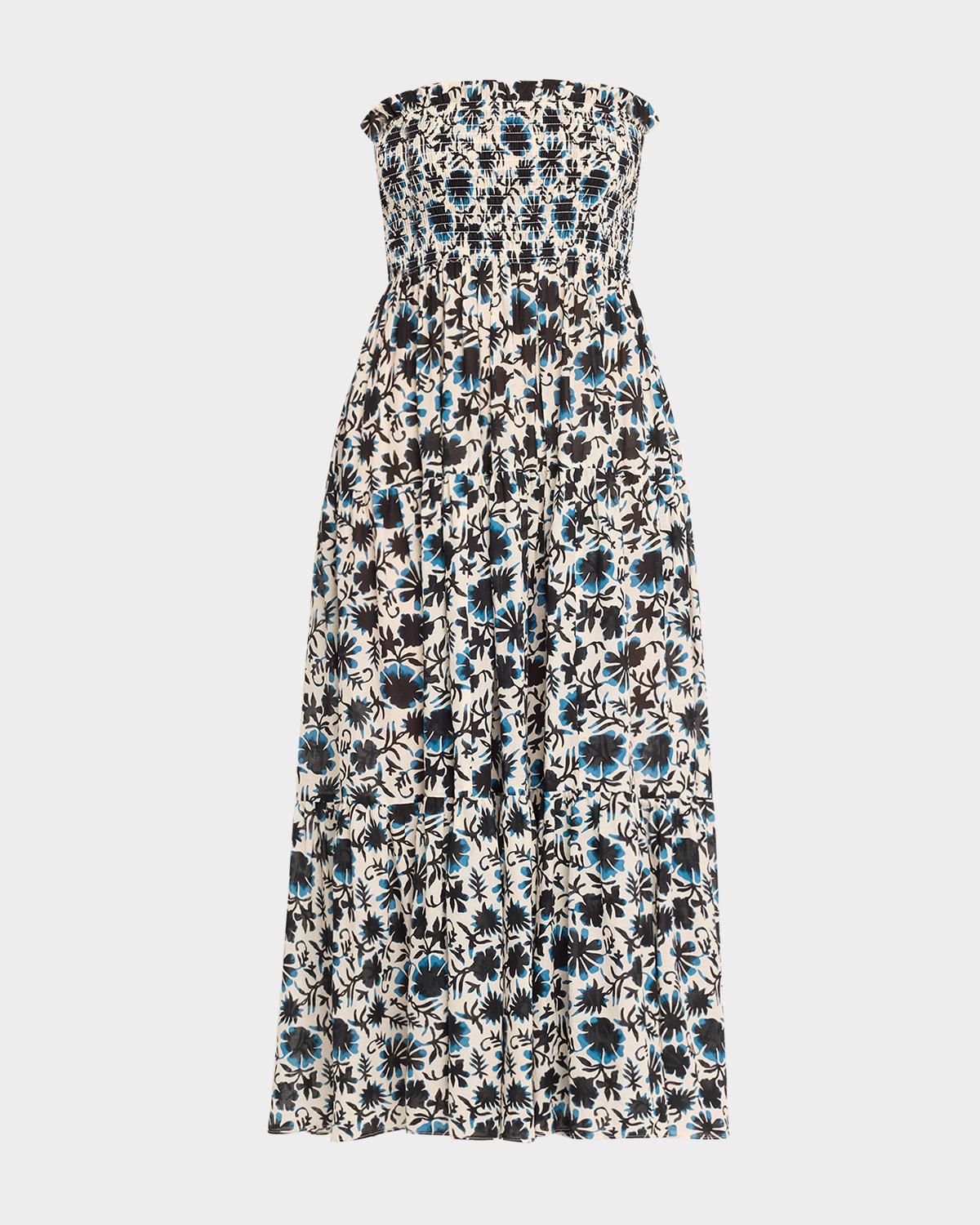 lucca strapless maxi dress
