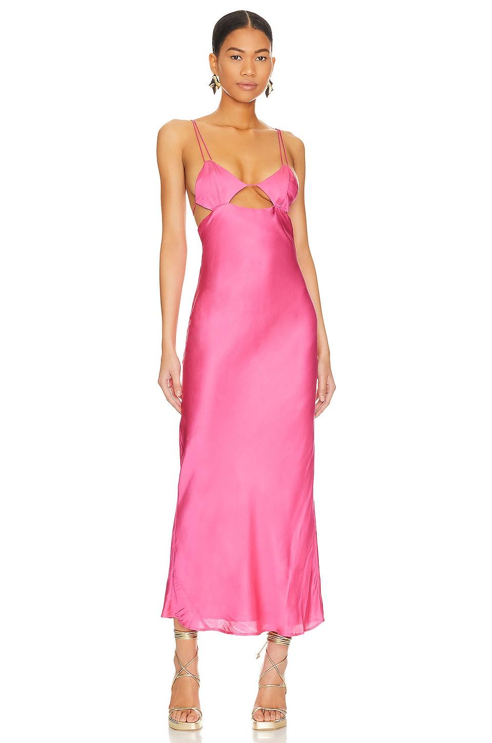 lucia midi slip dress