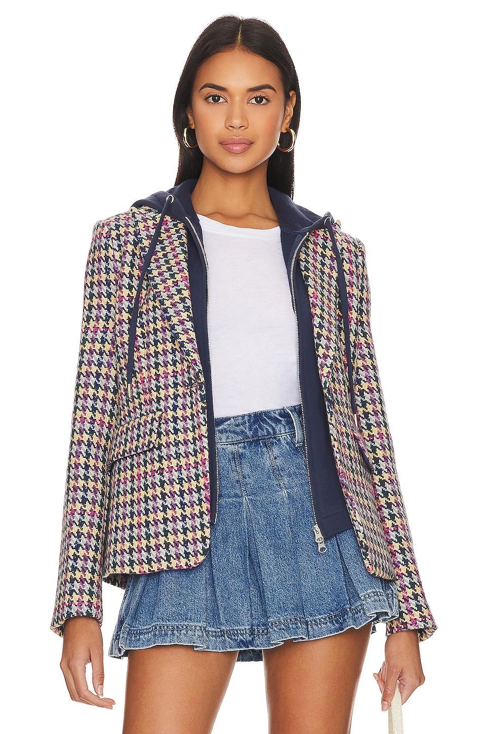 lucia multi houndstooth jacket