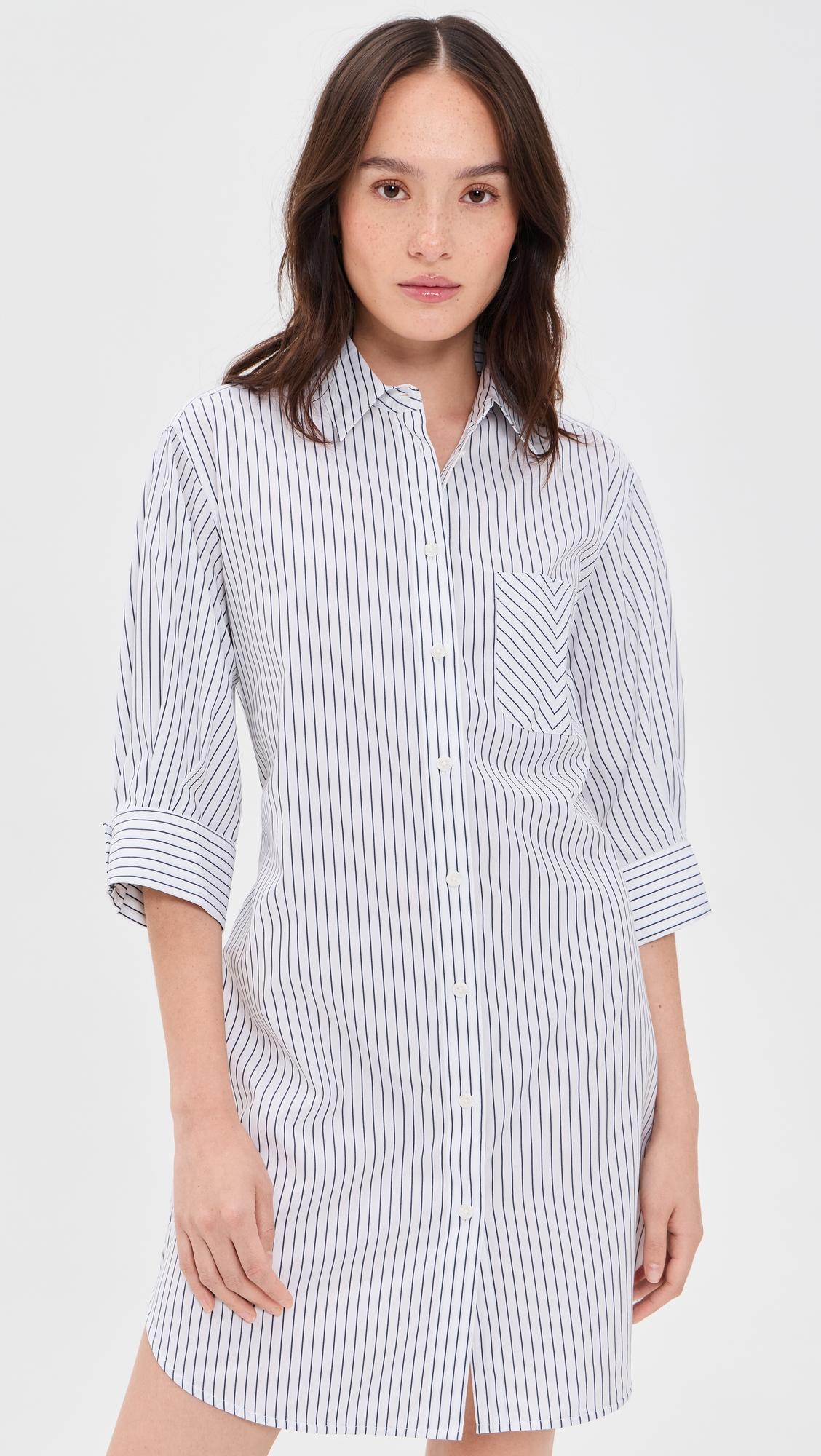 lucia stripe mini dress