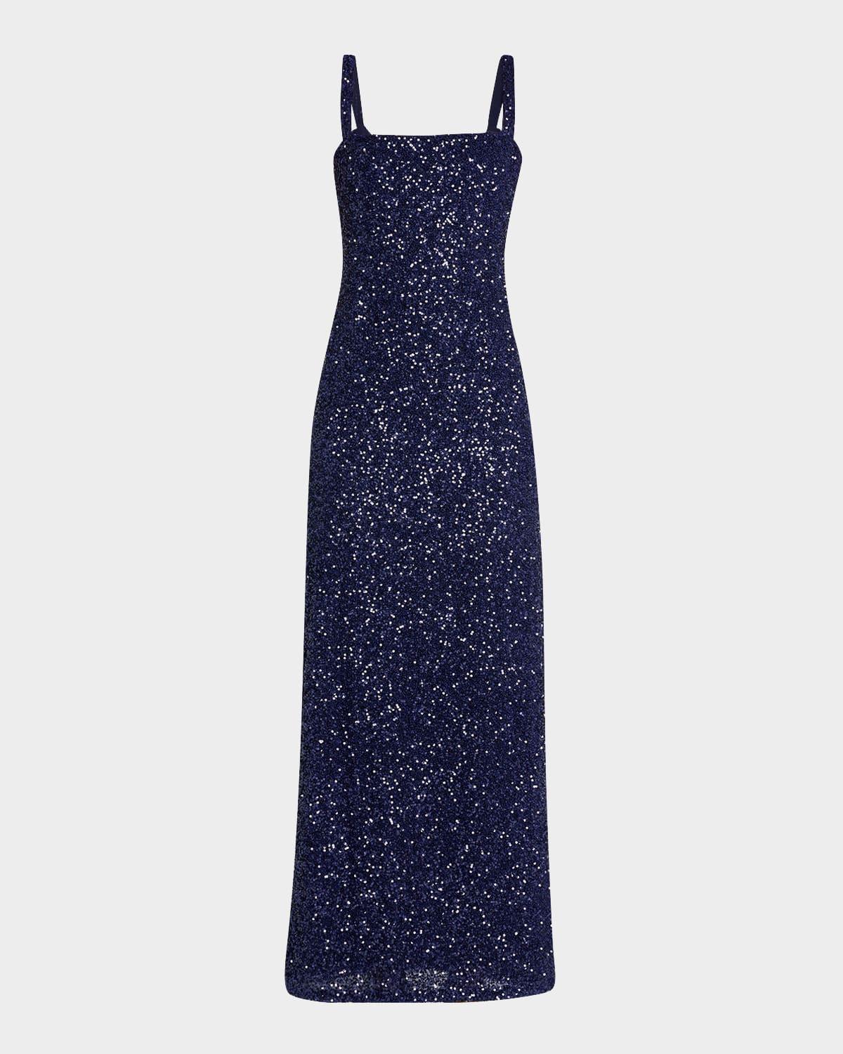 luciernaga sequined dress