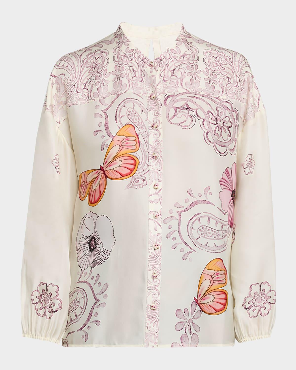 lucinda paisley & floral-print shirt