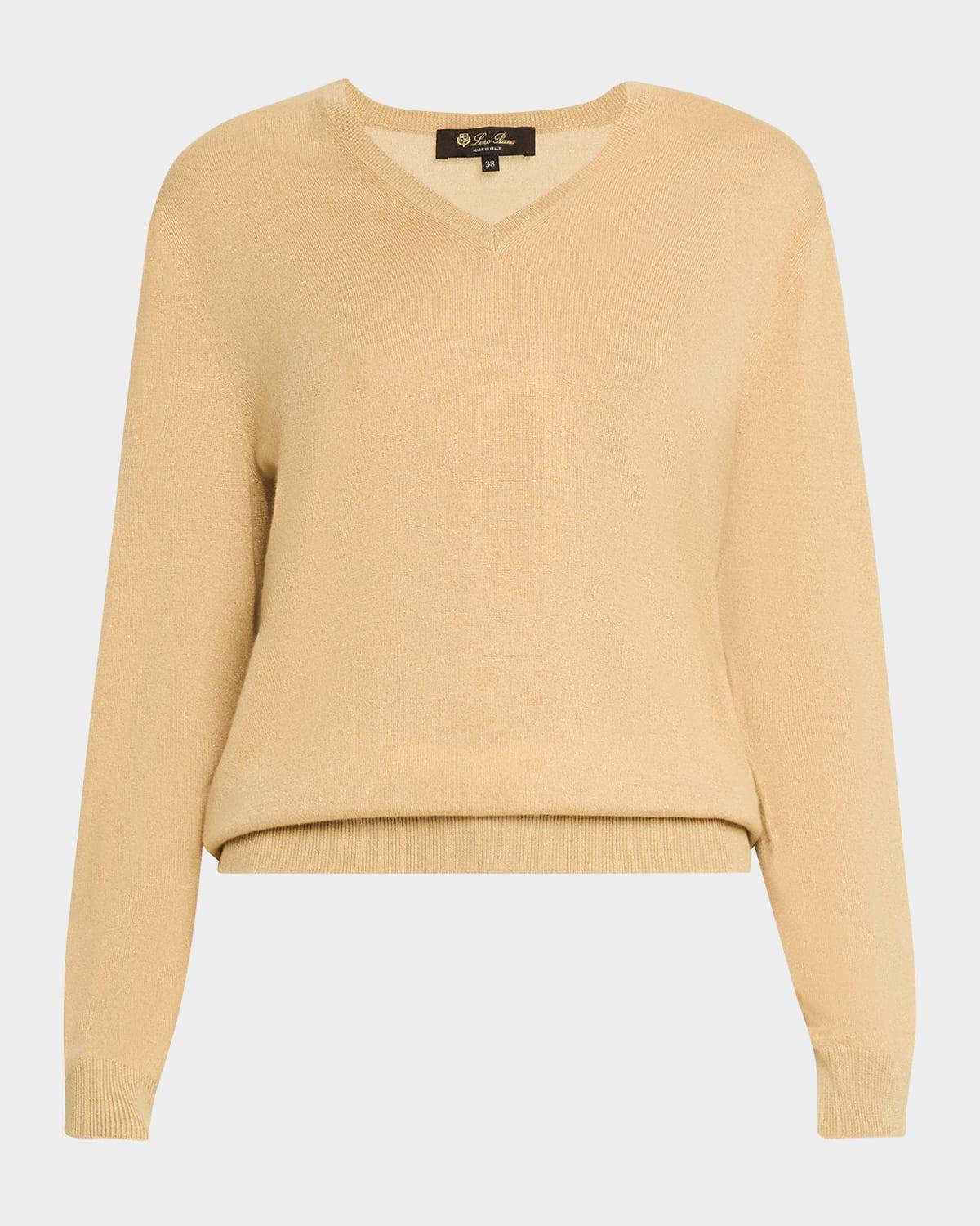 luciole v-neck cashmere sweater