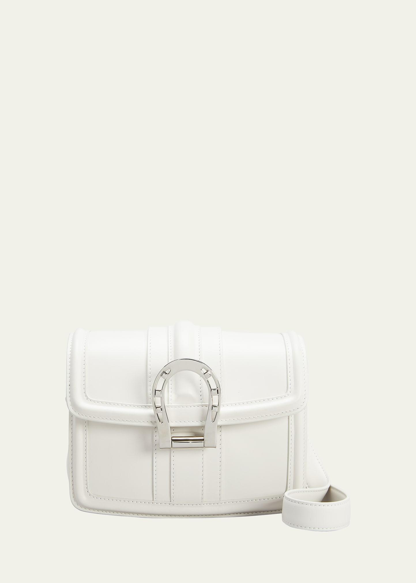 lucky buckle lambskin shoulder bag
