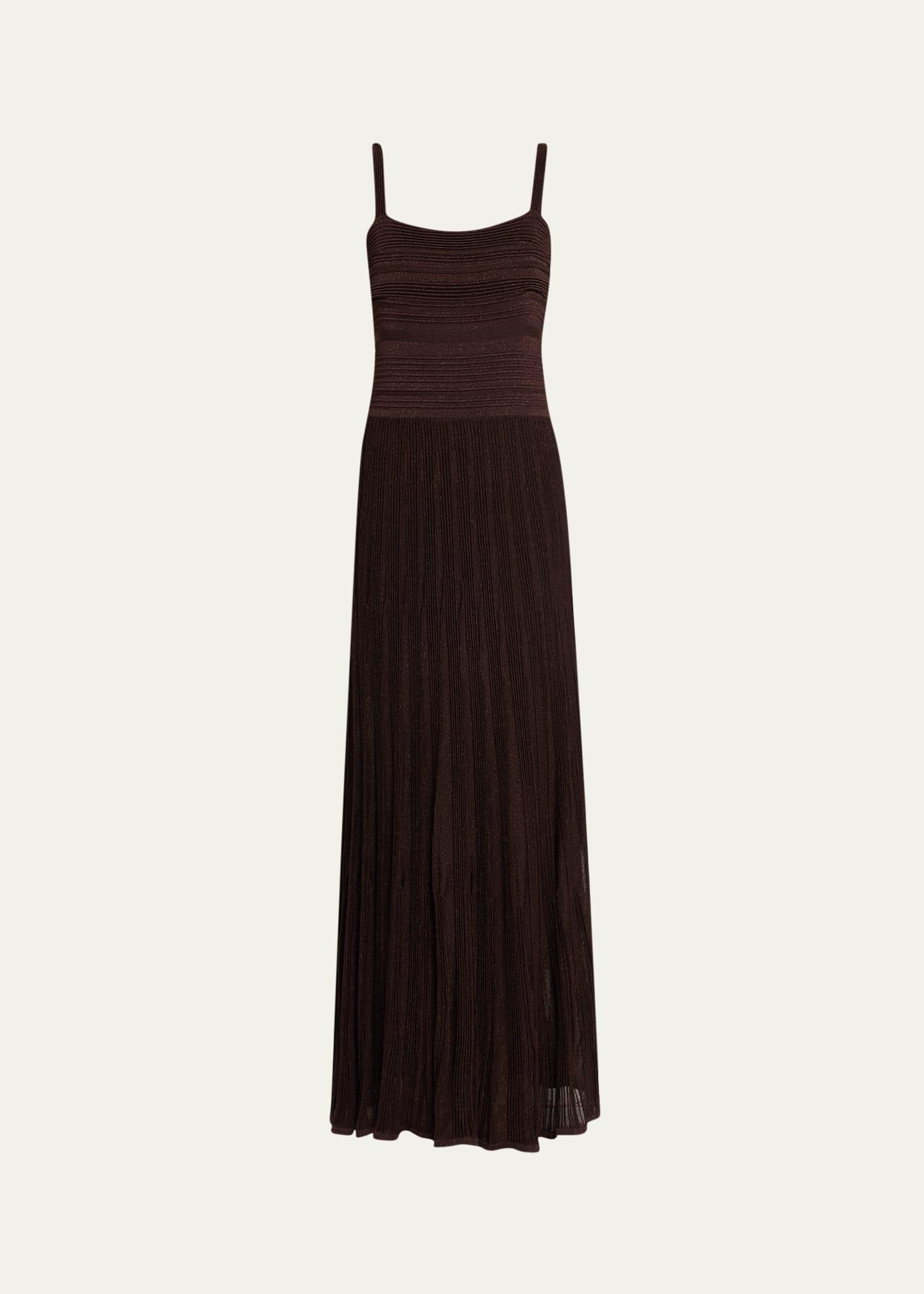 lucky metallic tie dress