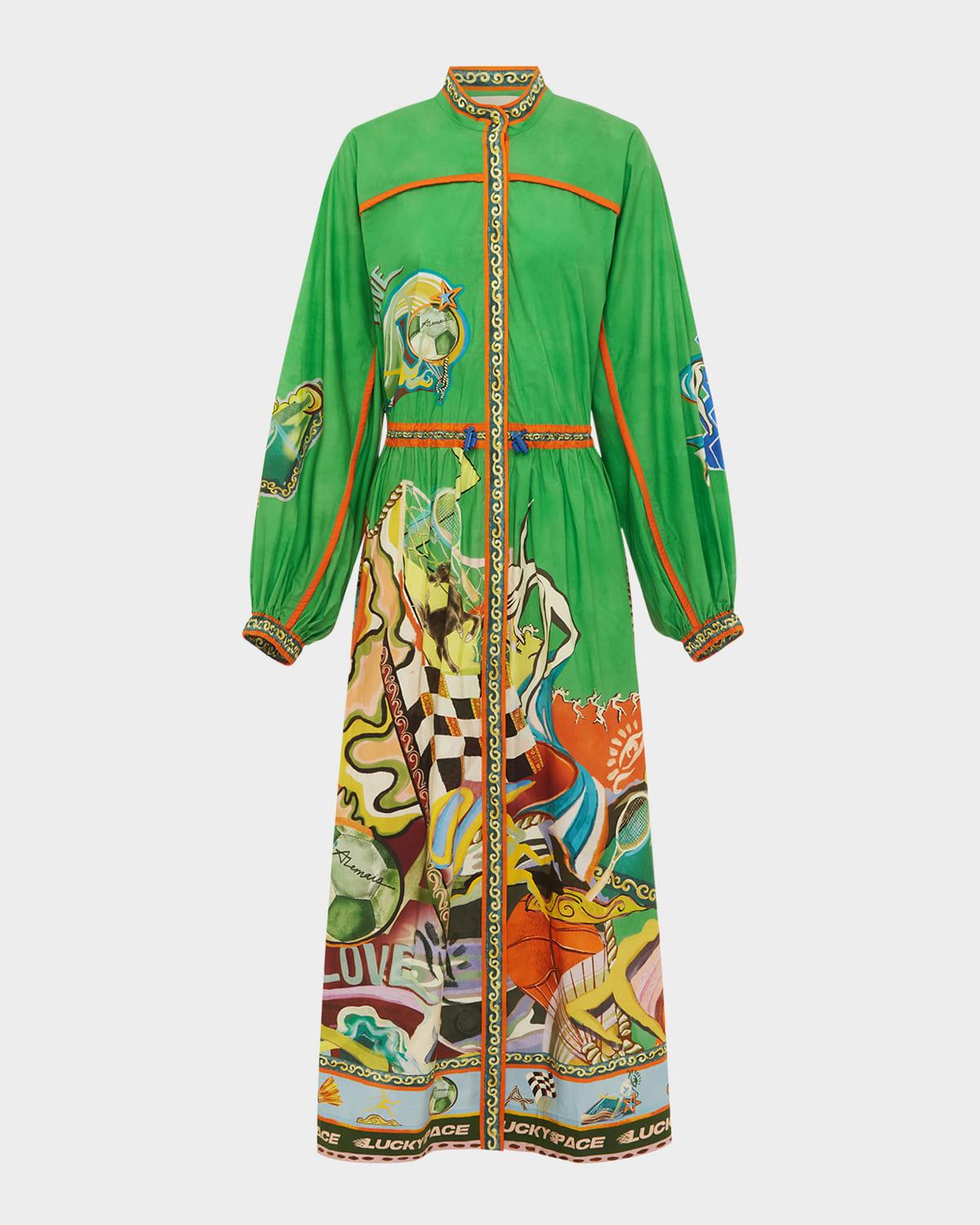 lucky pace midi shirtdress