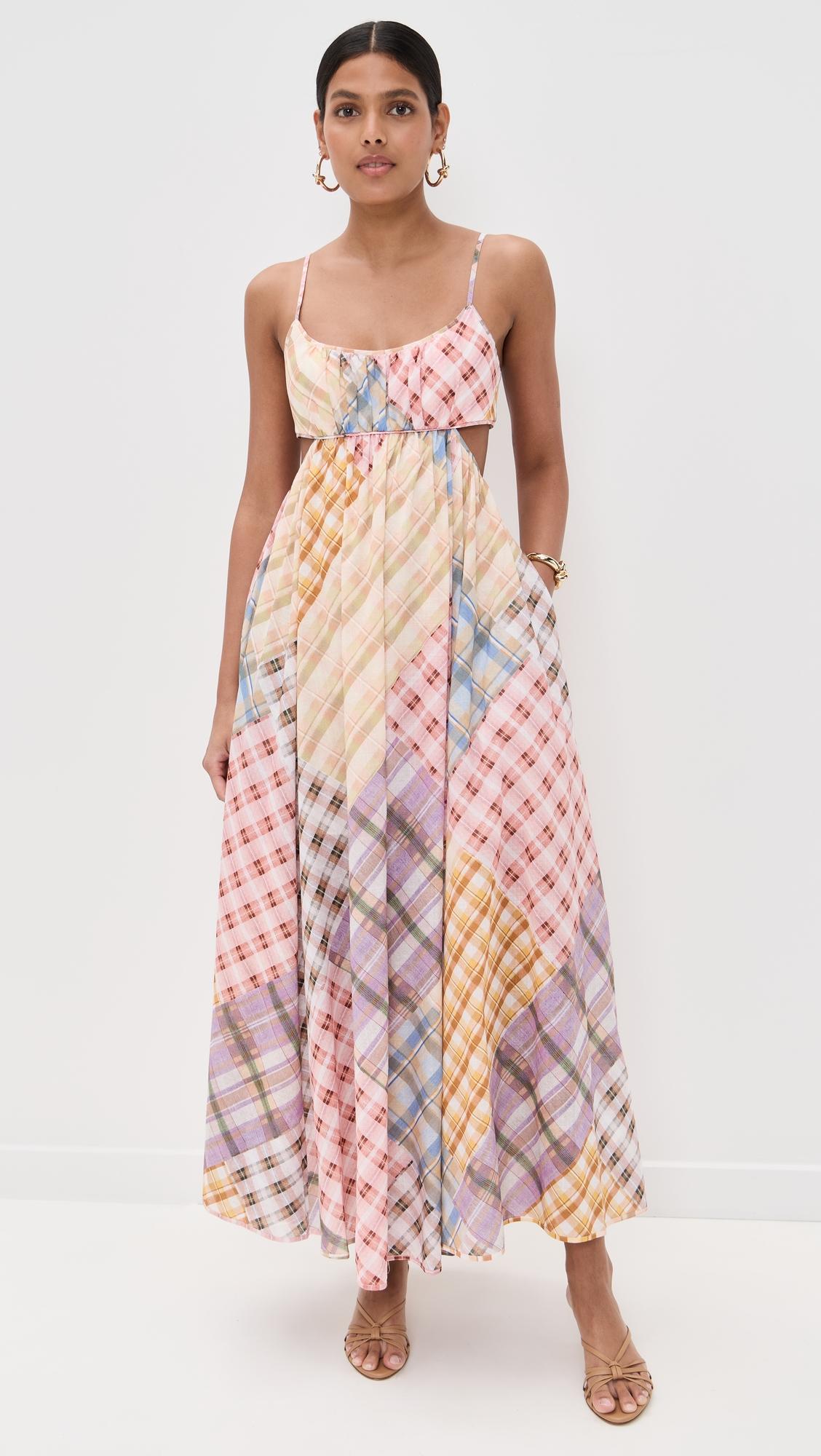 lucky picnic maxi dress