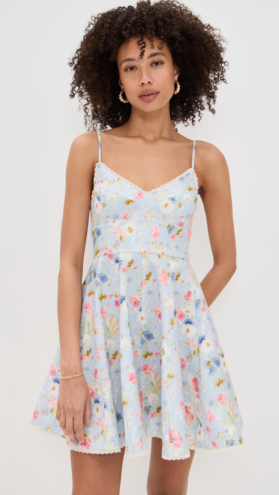 lucky picnic mini dress