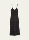 lucky sleeveless lace knit dress