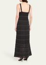 lucky sleeveless lace knit dress
