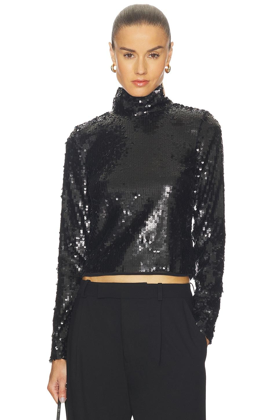 lucy sequin turtleneck