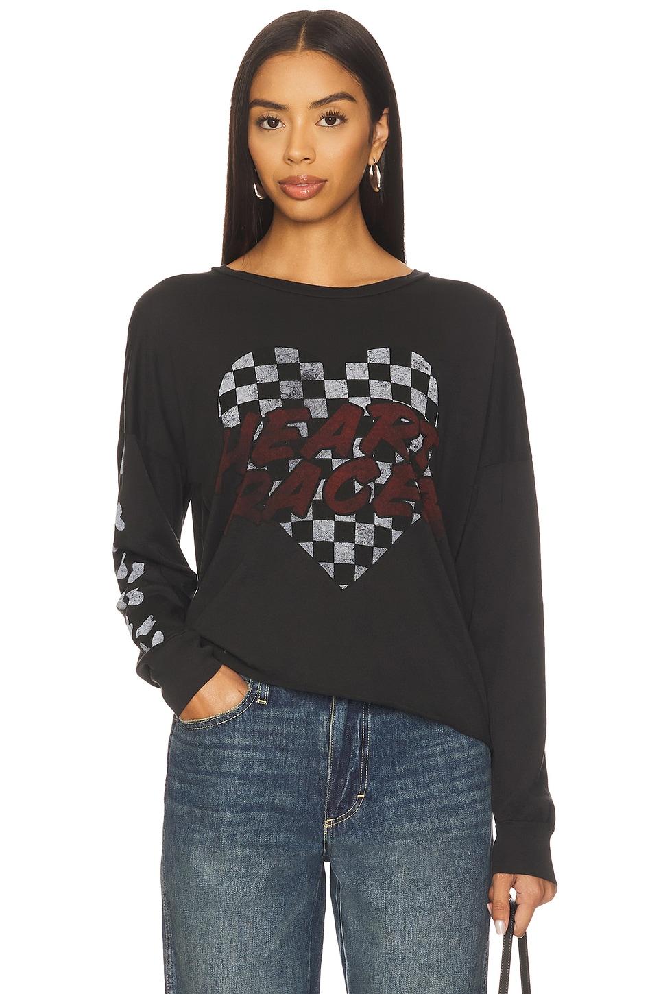 luella long sleeve drop shoulder tee