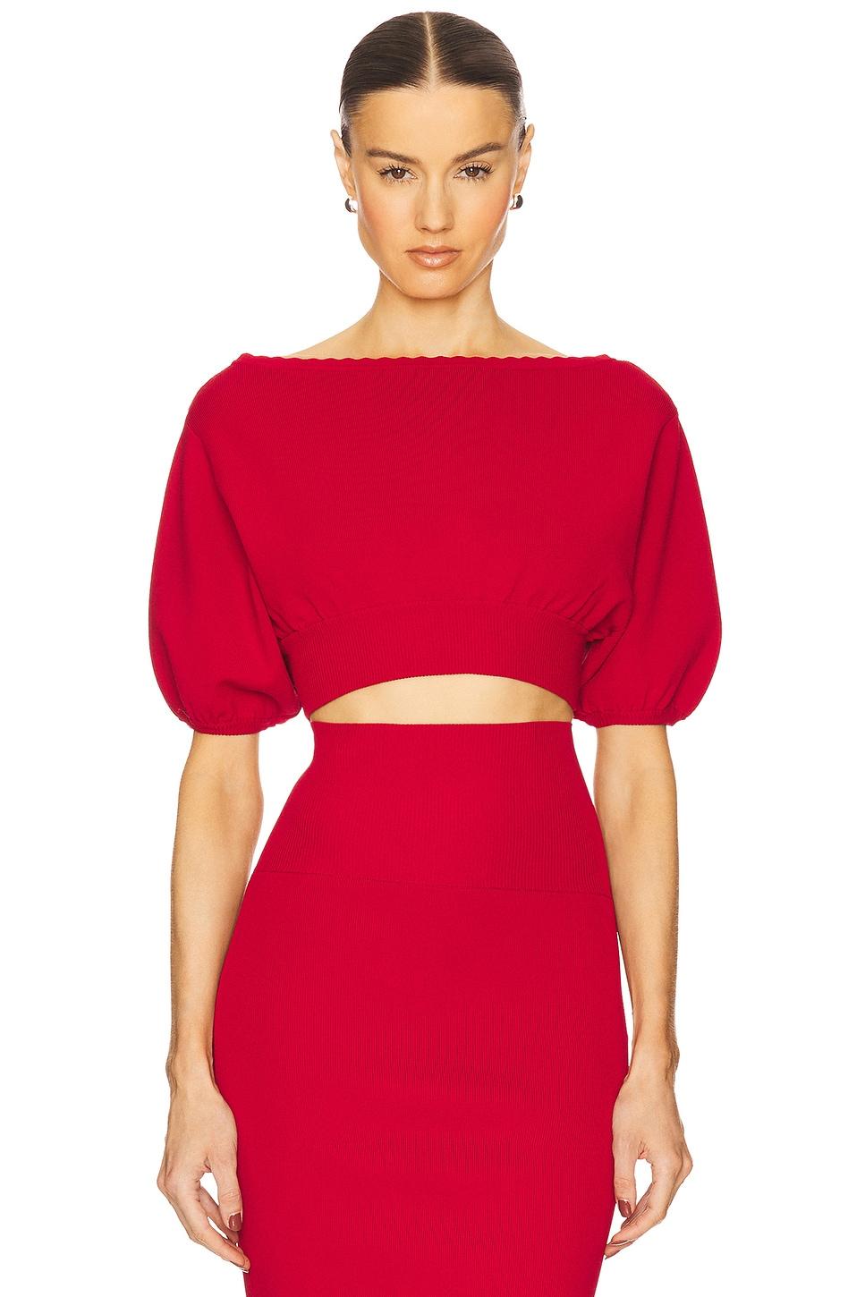 luella short sleeve sweater